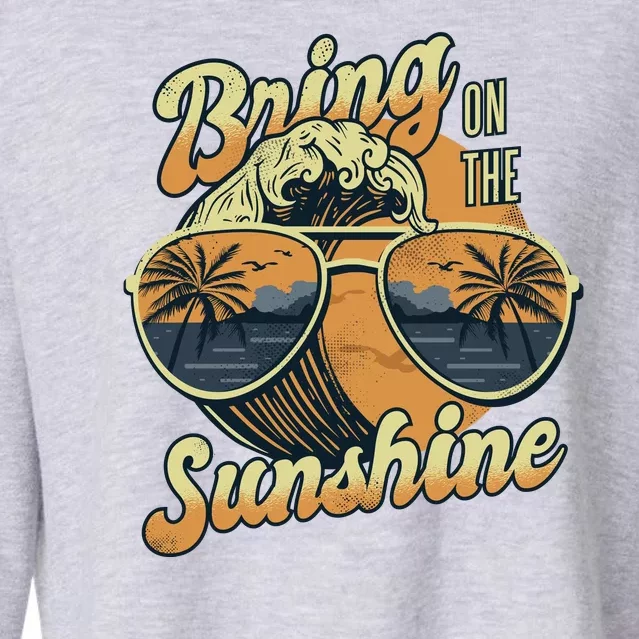 Bring On The Sunshine Beach Cropped Pullover Crew