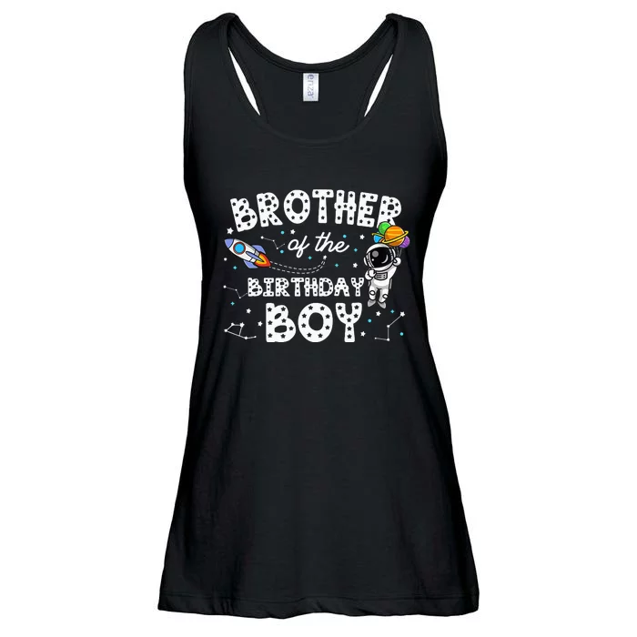 Brother of the Birthday Astronaut Space Theme Birthday Ladies Essential Flowy Tank