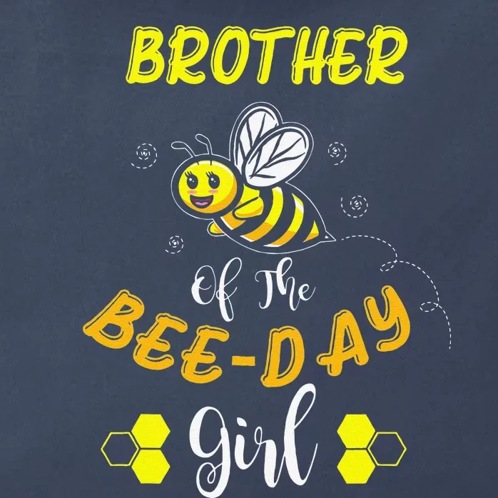 Brother Of The Bee Day Birthday Gift Zip Tote Bag