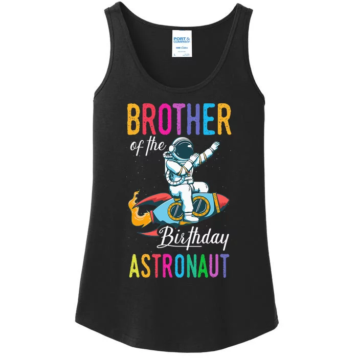 Brother of the Astronaut Space Theme Birthday Party B Ladies Essential Tank