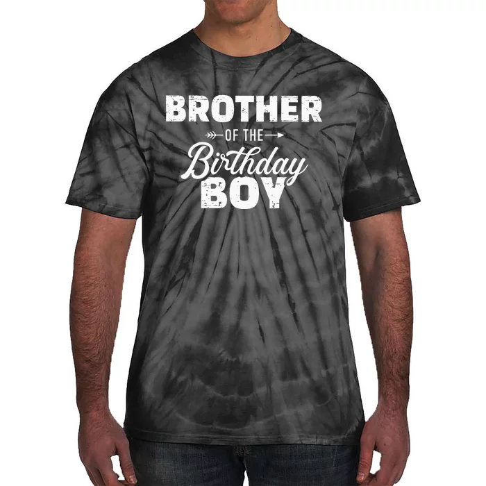 Brother Of The Birthday Boy Son Matching Family Tie-Dye T-Shirt