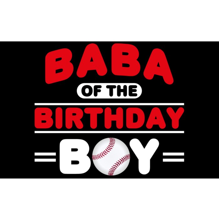 Baba Of The Birthday Boy Baseball Theme Family Bday Party Bumper Sticker