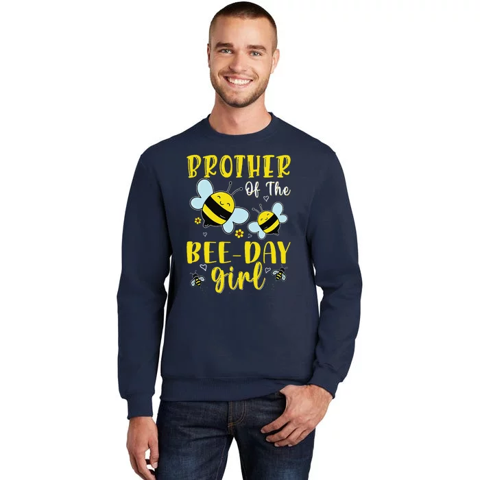 Brother Of The Bee Day Hive Family Matching Birthday Sweatshirt