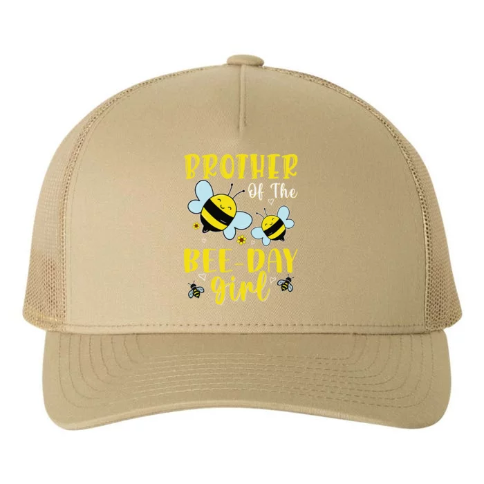 Brother Of The Bee Day Hive Family Matching Birthday Yupoong Adult 5-Panel Trucker Hat