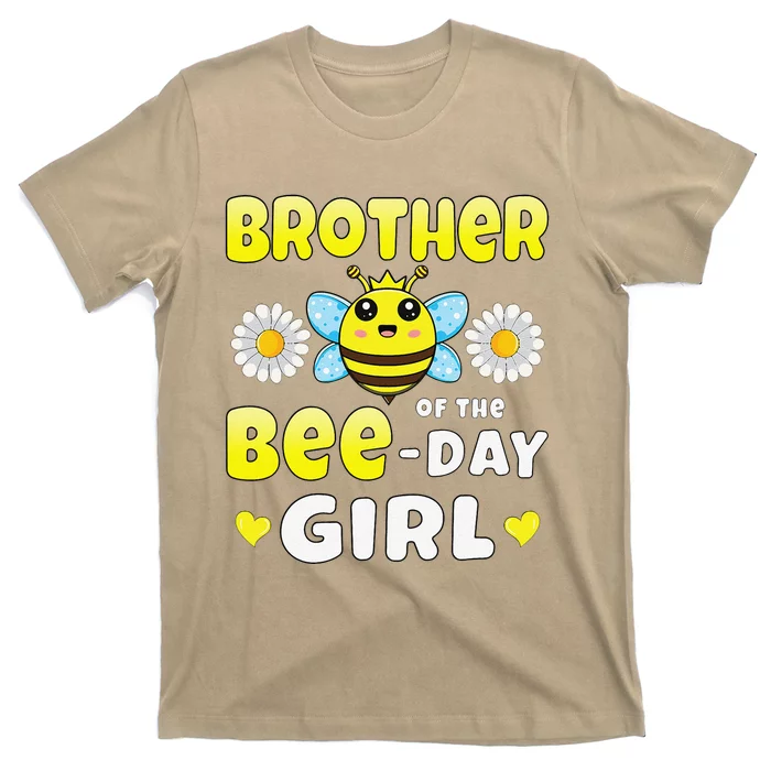 Brother Of The Bee Day Matching Bee Birthday Party T-Shirt