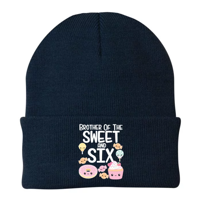 Brother Of The Sweet And Six Candy Theme Birthday Donut Candy Gift Knit Cap Winter Beanie