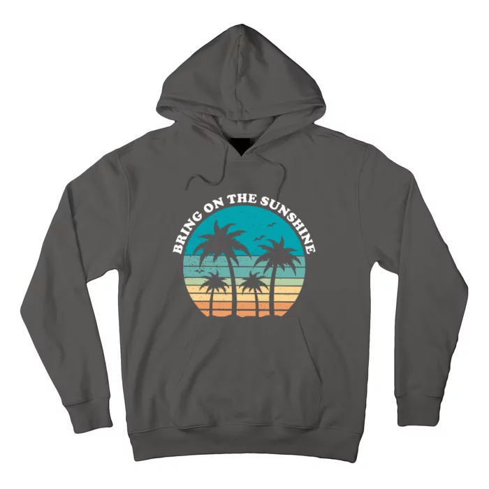 Bring On The Sunshine Retro Sunset Hoodie