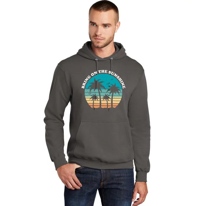 Bring On The Sunshine Retro Sunset Tall Hoodie