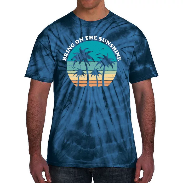 Bring On The Sunshine Retro Sunset Tie-Dye T-Shirt