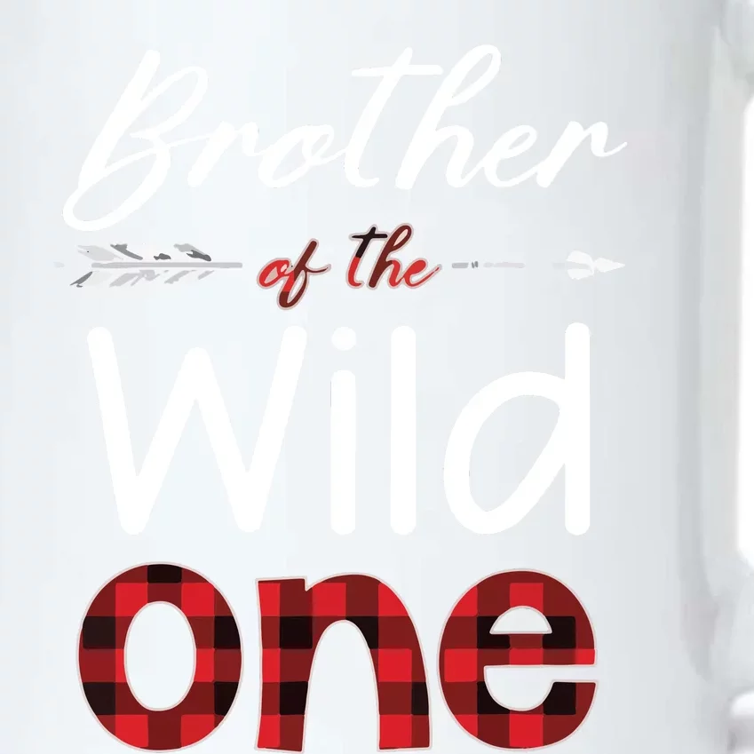 Brother Of The Wild One Buffalo Plaid Lumberjack Black Color Changing Mug