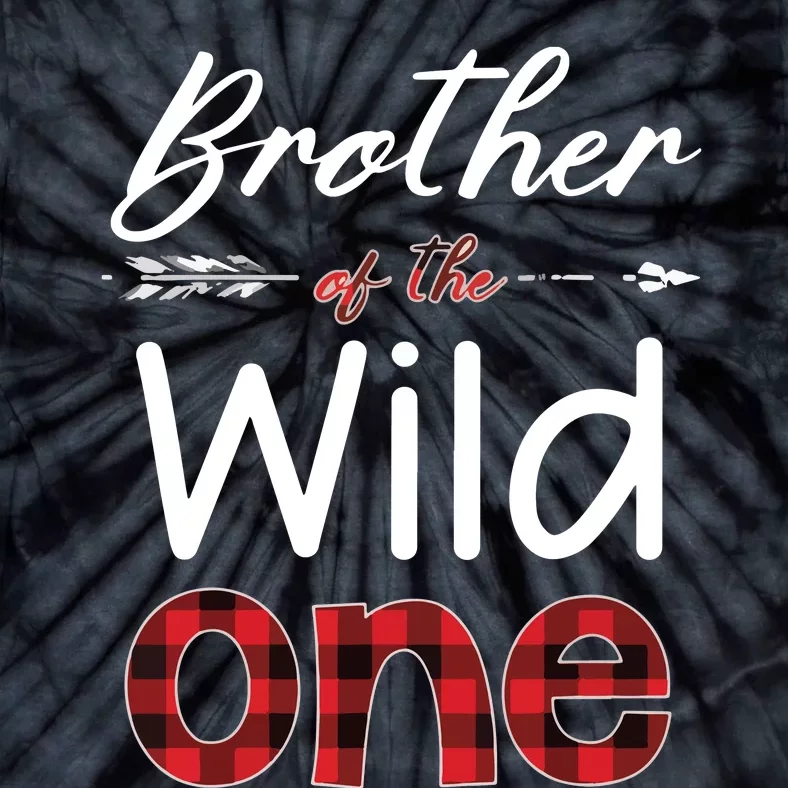 Brother Of The Wild One Buffalo Plaid Lumberjack Tie-Dye T-Shirt