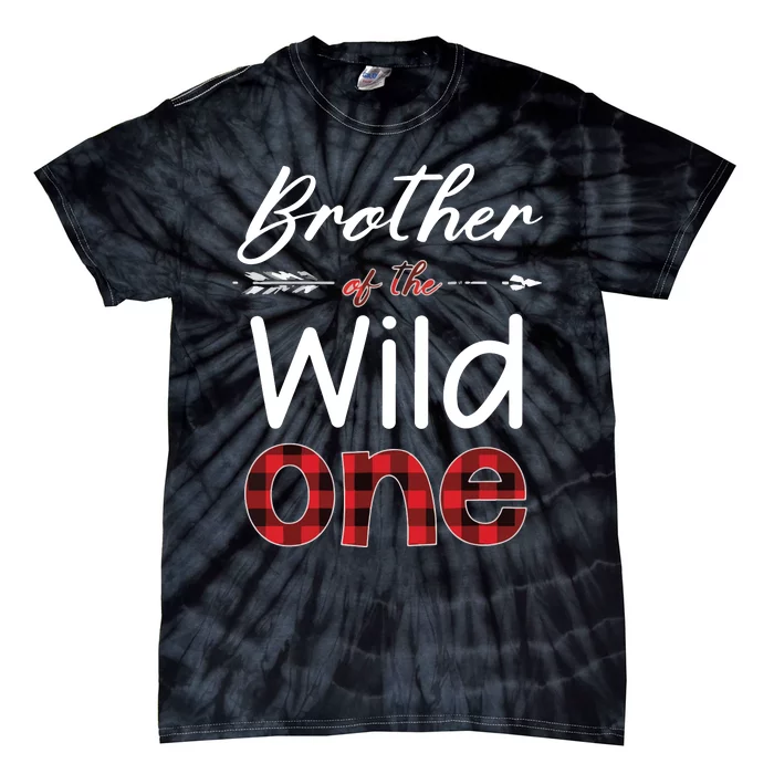 Brother Of The Wild One Buffalo Plaid Lumberjack Tie-Dye T-Shirt