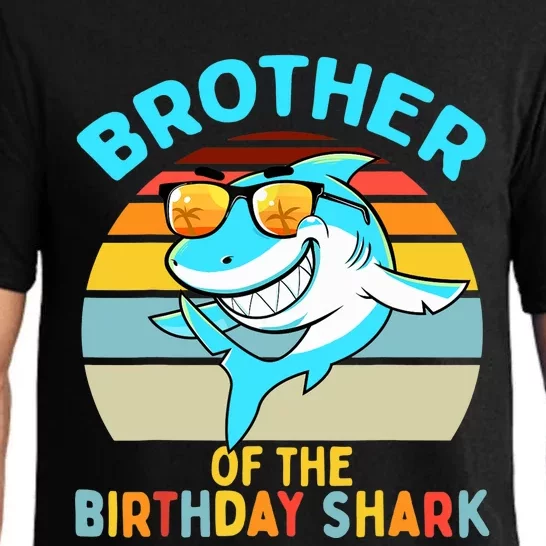 Brother of the Shark Birthday Matching Family Pajama Set