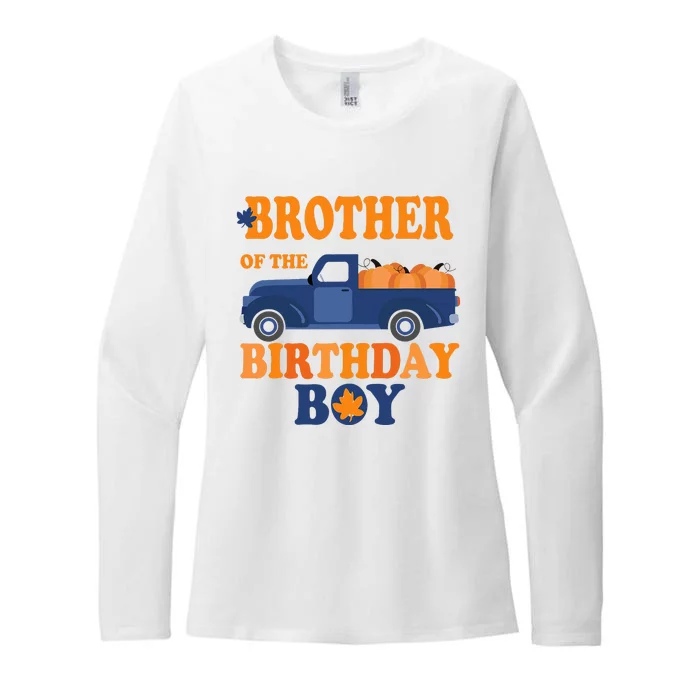 Brother of The Pumpkin Truck 1st Birthday Womens CVC Long Sleeve Shirt