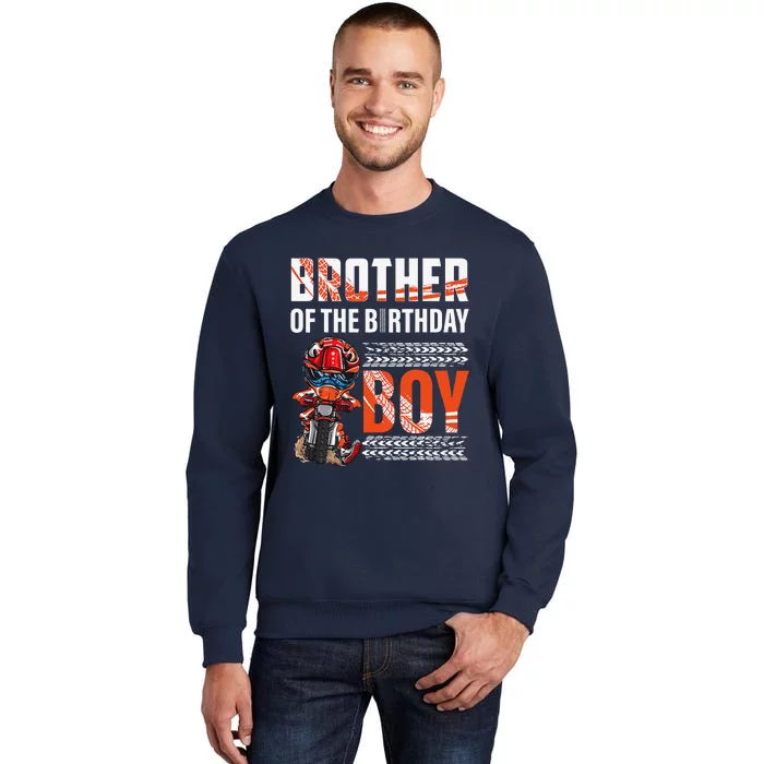 Brother Of The Birthday Dirt Bike Bday Motocross Party Sweatshirt