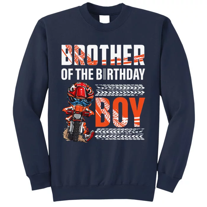 Brother Of The Birthday Dirt Bike Bday Motocross Party Sweatshirt