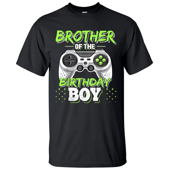 Brother Of The Birthday Boy Matching Video Game Birthday Tall T-Shirt