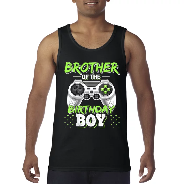 Brother Of The Birthday Boy Matching Video Game Birthday Tank Top