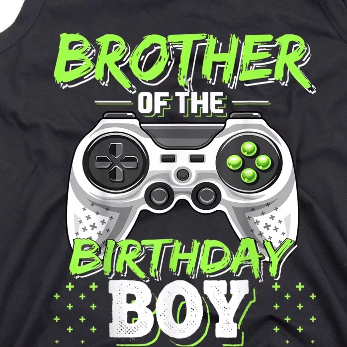 Brother Of The Birthday Boy Matching Video Game Birthday Tank Top