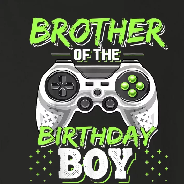 Brother Of The Birthday Boy Matching Video Game Birthday Toddler Long Sleeve Shirt