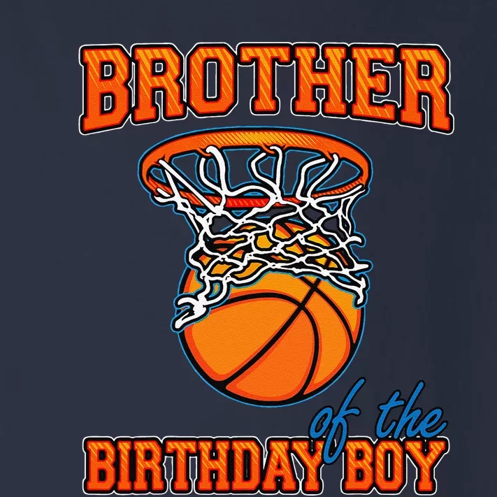 Brother Of The Birthday Boy Basketball Birthday Family Party Toddler Long Sleeve Shirt