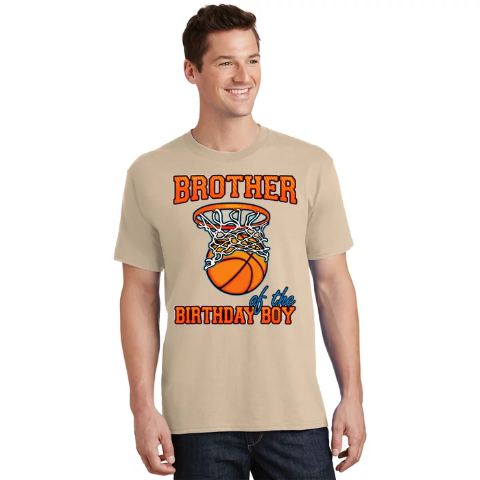 Brother Of The Birthday Boy Basketball Birthday Family Party T-Shirt