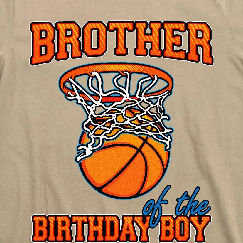 Brother Of The Birthday Boy Basketball Birthday Family Party T-Shirt