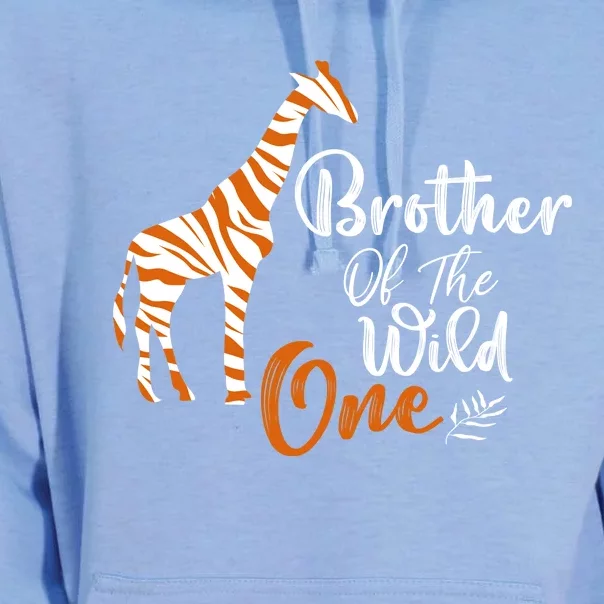 Brother Of The Wild One Funny 1st Birthday Animal Safari Gift Unisex Surf Hoodie