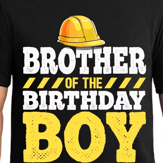 Brother of the Birthday Boy Construction Birthday Party Pajama Set