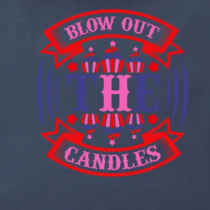 Blow Out The Candles Zip Tote Bag