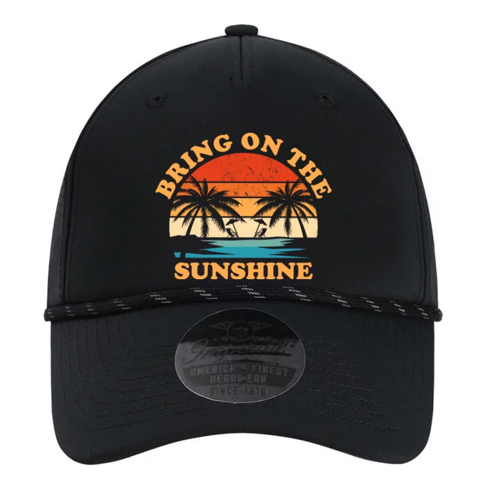 Bring On The Sunshine Retro Sunset Tropical Performance The Dyno Cap