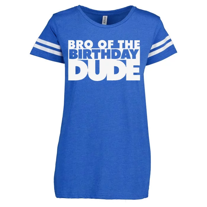 Bro Of The Birthday Dude Brother Of The Birthday Dude Cousin Enza Ladies Jersey Football T-Shirt