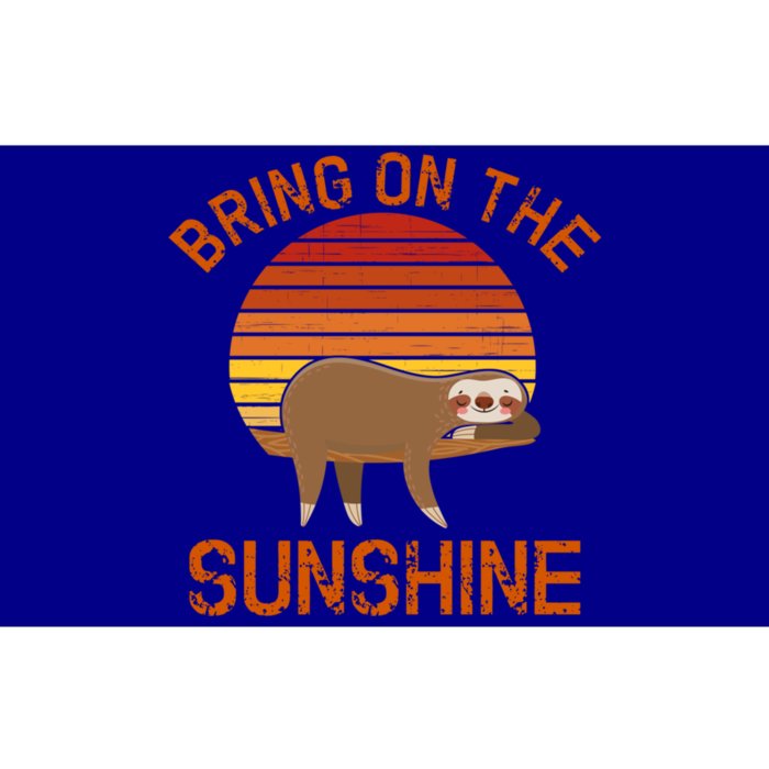 Bring On The Sunshine Sloth Gift Bumper Sticker