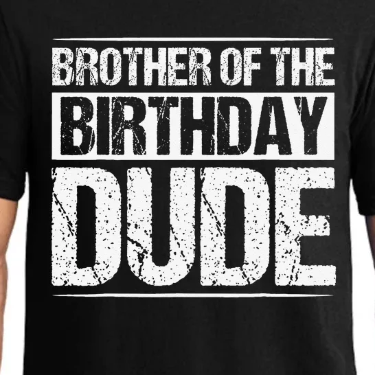 Brother Of The Birthday Dude Cousin Birthday Party Pajama Set