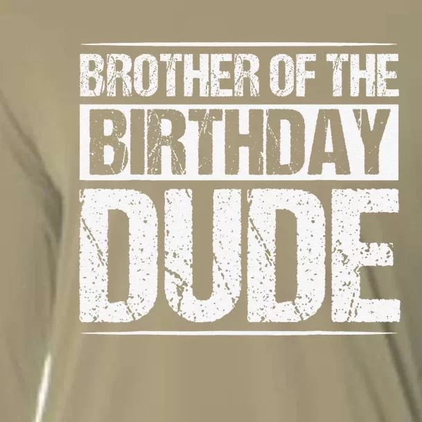 Brother Of The Birthday Dude Cousin Birthday Party Cooling Performance Long Sleeve Crew