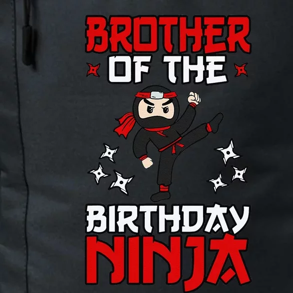 Brother Of The Birthday Ninja Shinobi Themed BDay Party Daily Commute Backpack