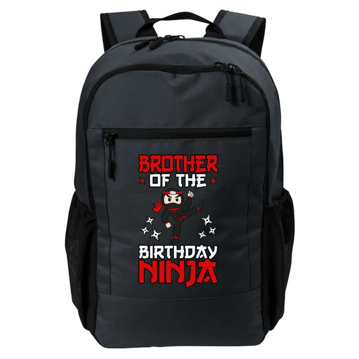 Brother Of The Birthday Ninja Shinobi Themed BDay Party Daily Commute Backpack