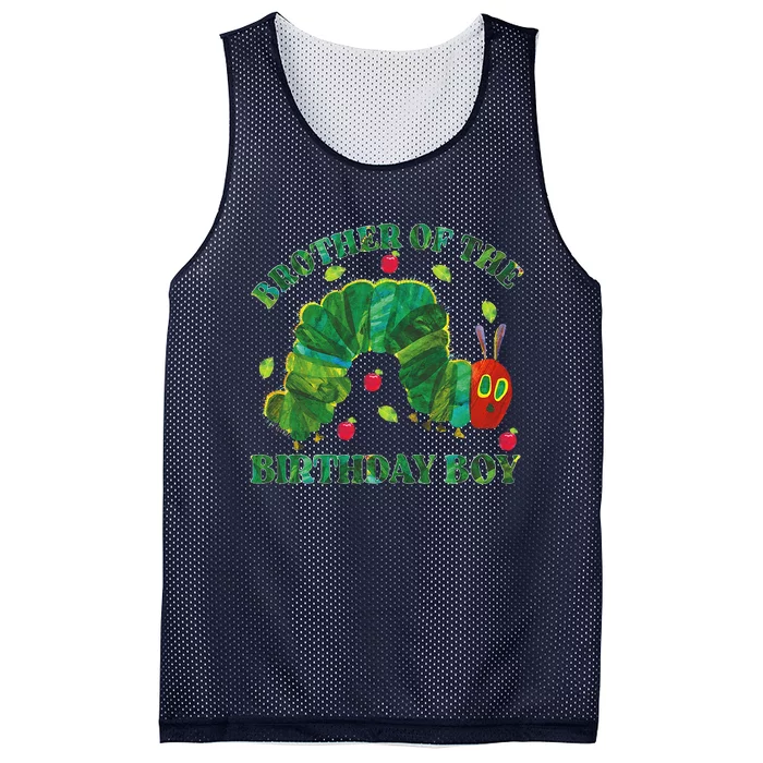 Brother Of The Birthday Hungry Caterpillar Family Mesh Reversible Basketball Jersey Tank