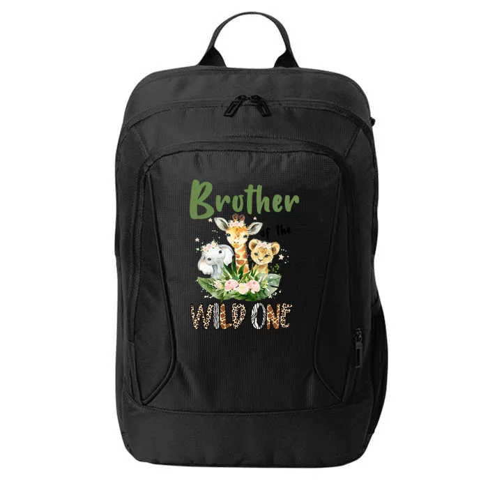 Brother Of The Wild One Zoo Theme Birthday Safari Jungle Animal City Backpack