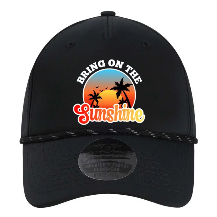 Bring On The Sunshine Summer Vacations Palm Trees Sunset Cute Gift Performance The Dyno Cap