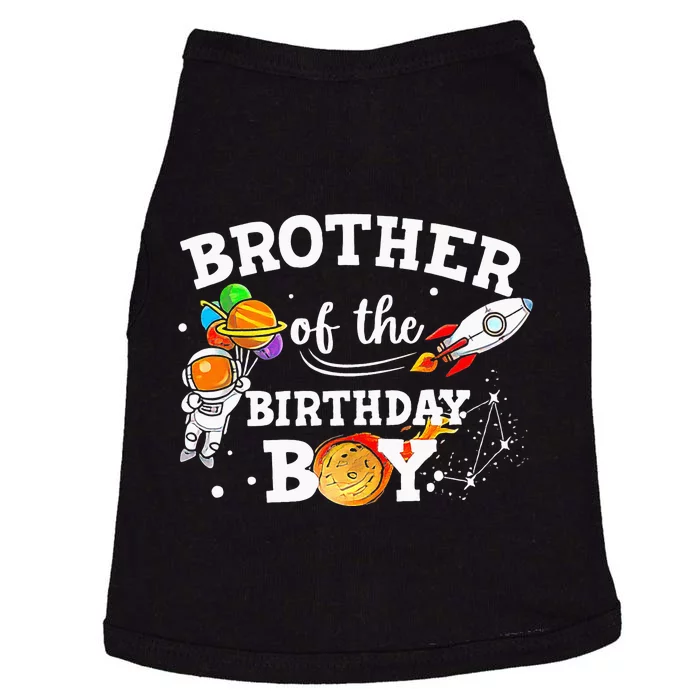 Brother Of The Birthday Astronaut Space Science Doggie Tank