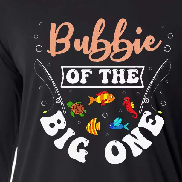 Bubbie Of The Big One Fishing Birthday Party Bday Cooling Performance Long Sleeve Crew