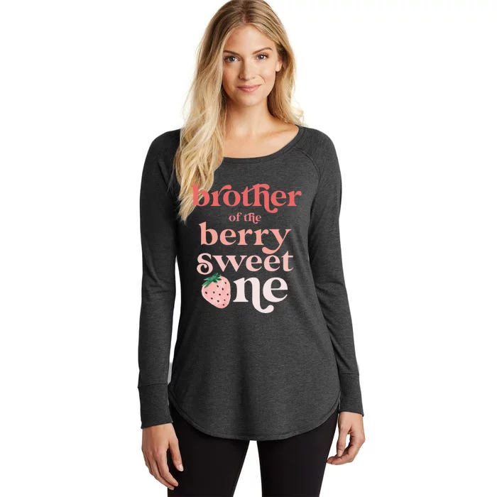 Brother of the Berry Sweet One Strawberry First Birthday 1st Women's Perfect Tri Tunic Long Sleeve Shirt