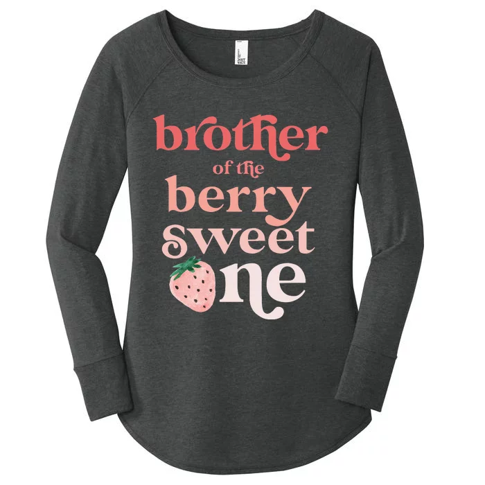 Brother of the Berry Sweet One Strawberry First Birthday 1st Women's Perfect Tri Tunic Long Sleeve Shirt