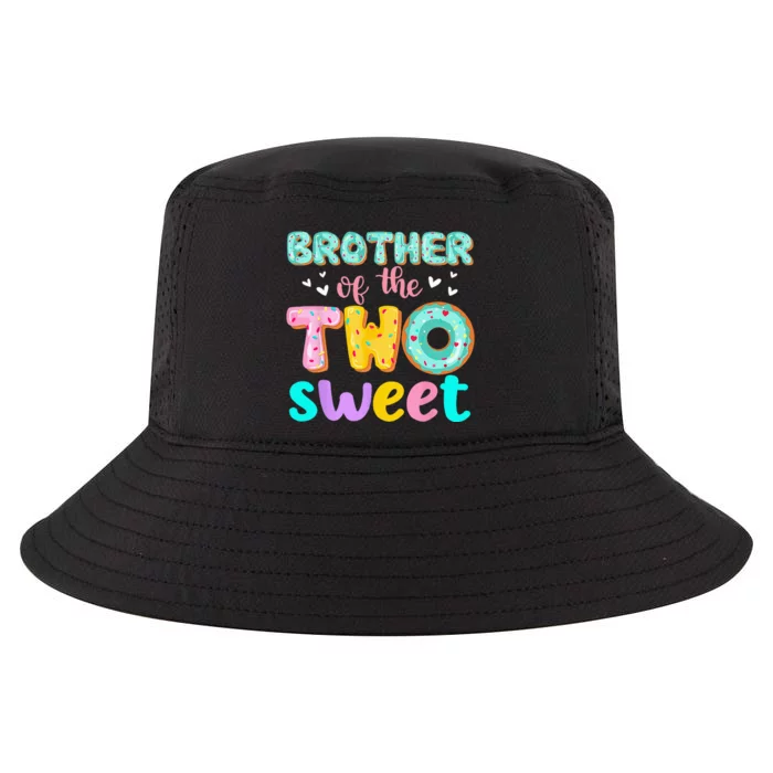 Brother Of The Two Sweet Donut Birthday Family Theme Girl Cool Comfort Performance Bucket Hat