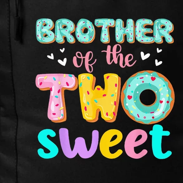 Brother Of The Two Sweet Donut Birthday Family Theme Girl Daily Commute Backpack