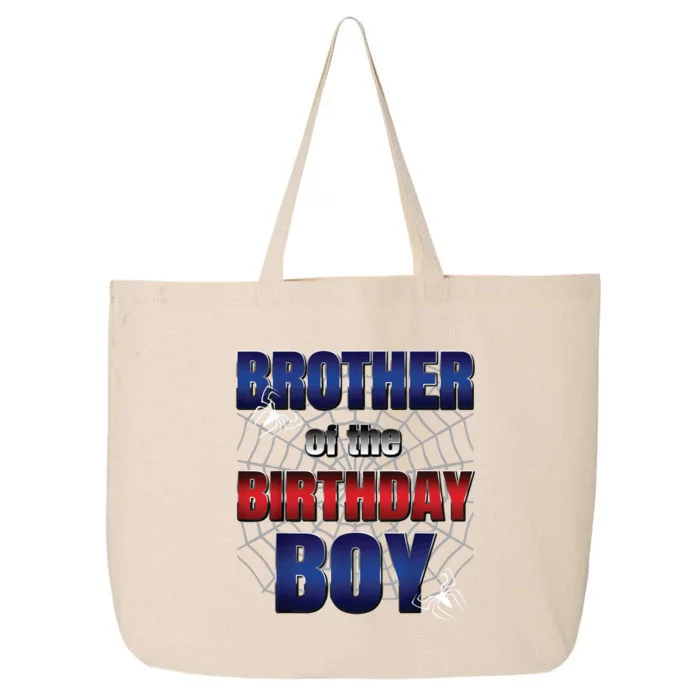 Brother Of The Birthday Boy Spider Web Family Matching 25L Jumbo Tote