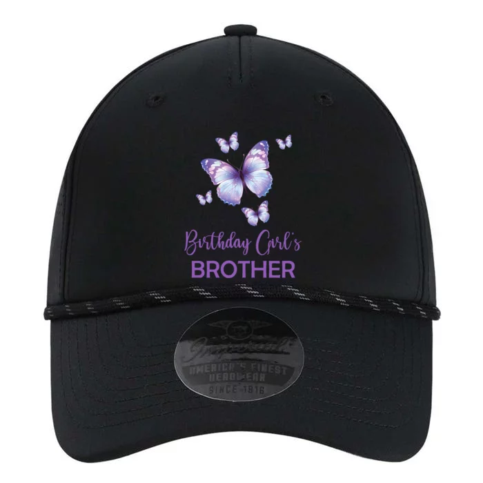 Brother Of The Birthday Butterfly Family 1st Birthday Funny Gift Performance The Dyno Cap