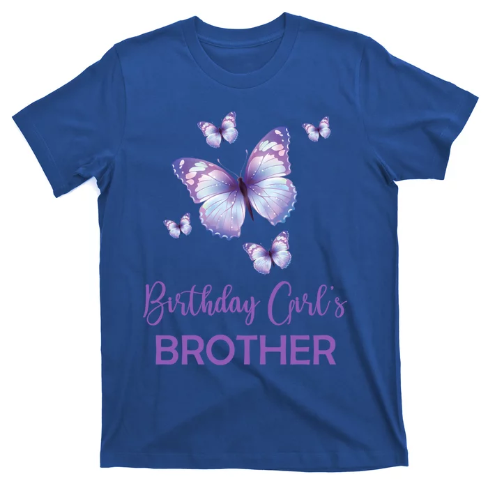 Brother Of The Birthday Butterfly Family 1st Birthday Funny Gift T-Shirt