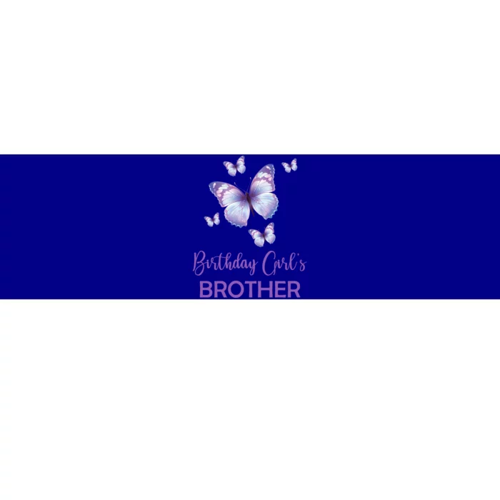 Brother Of The Birthday Butterfly Family 1st Birthday Funny Gift Bumper Sticker